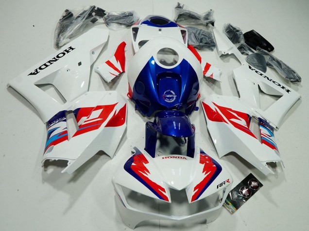 Carenagens Moto Honda CBR600RR 2013-2026 - Branco Vermelho Azul Fireblade