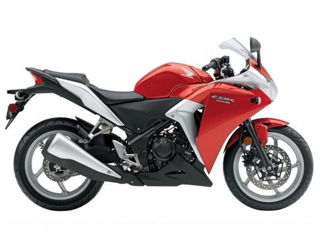 Carenagem Moto Honda CBR250RR 2011-2015 - Prata Rosa