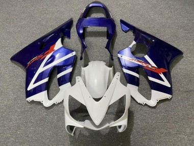 Carenagens Moto Honda CBR600 F4i 2001-2003 - Branco Azul Listra