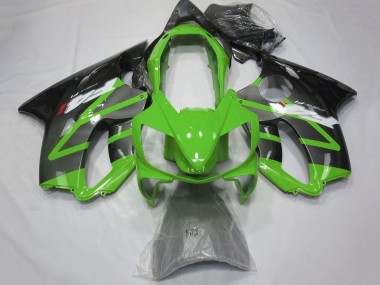 Carenagens Moto Honda CBR600 F4i 2004-2007 - Verde Cinzento Preto Brilhante