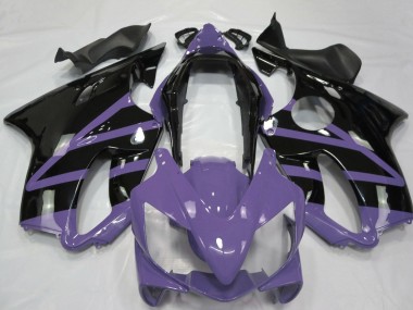 Carenagens Moto Honda CBR600 F4i 2004-2007 - Roxo Claro Preto Brilhante