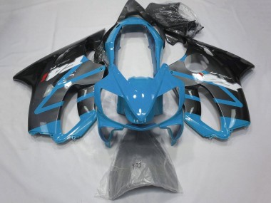 Carenagens Moto Honda CBR600 F4i 2004-2007 - Azul Claro Cinzento Preto Brilhante