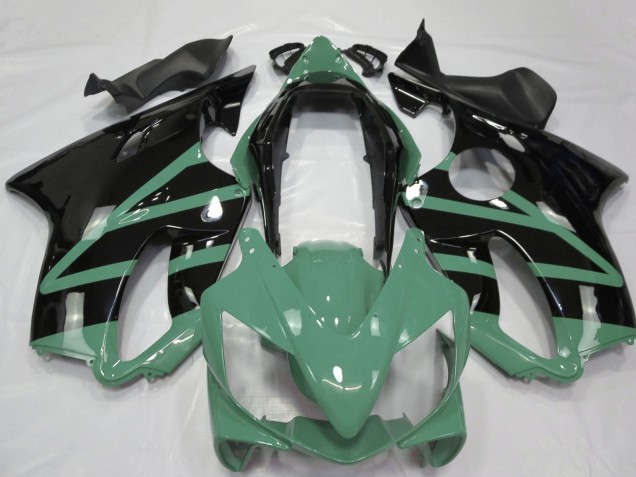Carenagens Moto Honda CBR600 F4i 2004-2007 - Moss Verde Preto Brilhante