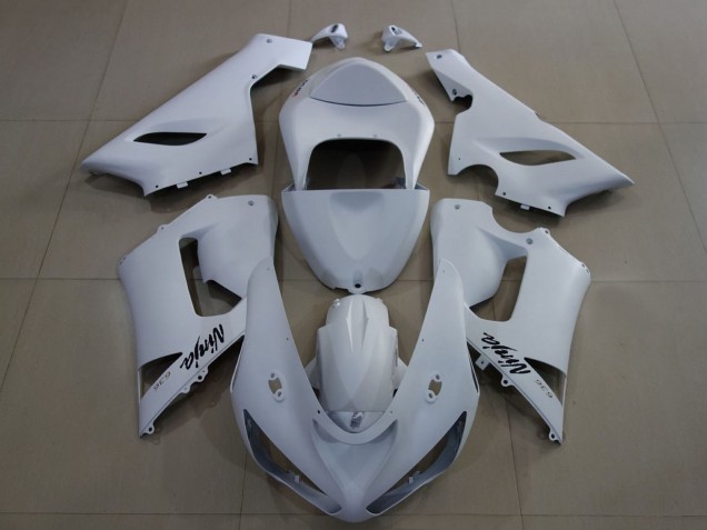 Carenagens Moto Kawasaki ZX6R 2005-2006 - Branco Fosco