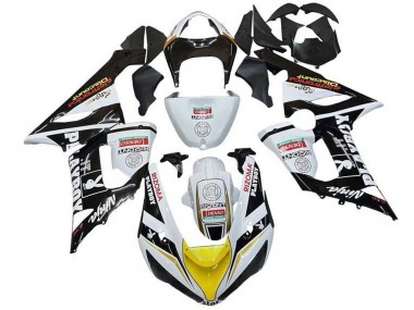 Carenagens Moto Kawasaki ZX6R 2005-2006 - Branco Preto Amarelo Vermelho Rizoma Playboy