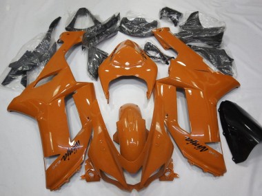 Carenagem Moto Kawasaki ZX6R 2007-2008 - Laranja Preto