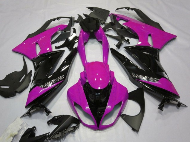 Carenagens Moto Kawasaki ZX6R 2007-2008 - Rosa Preto