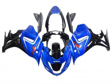 Carenagens Moto Suzuki GSX650F 2008-2013 - Azul Branco Preto Brilhante