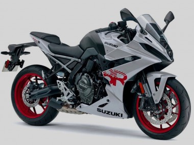 Carenagens Moto Suzuki GSX8R 2024-2025 - Prata Preto Vermelho