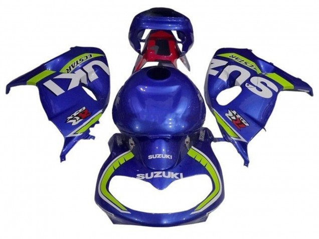 Carenagens Moto Suzuki TL1000R 1998-2003 - Azul Branco Amarelo Néon