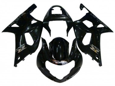 Carenagens Moto Suzuki GSXR1000 2000-2002 - Preto Brilhante Chrome