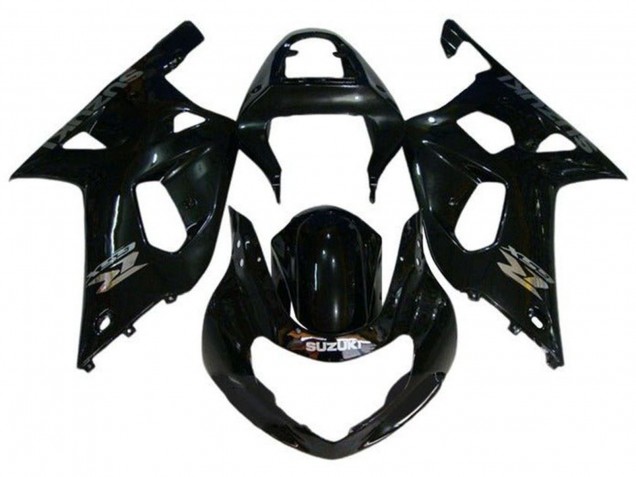 Carenagens Moto Suzuki GSXR1000 2000-2002 - Preto Brilhante Chrome