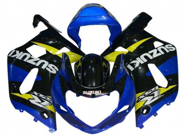 Carenagens Moto Suzuki GSXR1000 2000-2002 - Azul Amarelo Preto