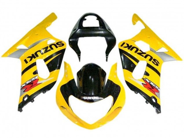 Carenagens Moto Suzuki GSXR1000 2000-2002 - Amarelo Cinzento Preto