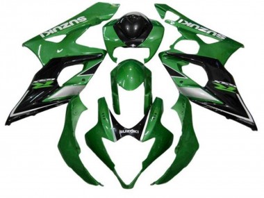 Carenagens Moto Suzuki GSXR 1000 2005-2006 - Verde Preto Prata