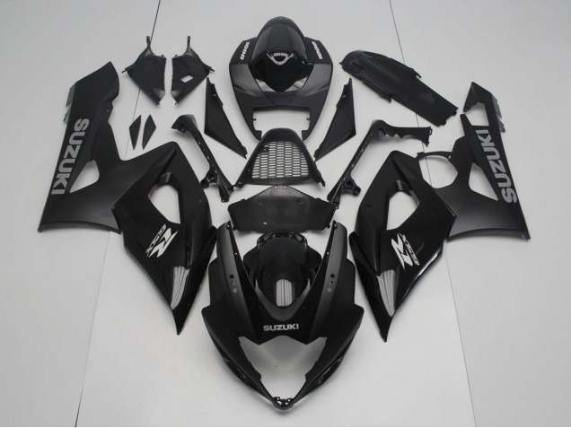 Carenagem Moto Suzuki GSXR 1000 2005-2006 - Preto Brilhante Preto Fosco