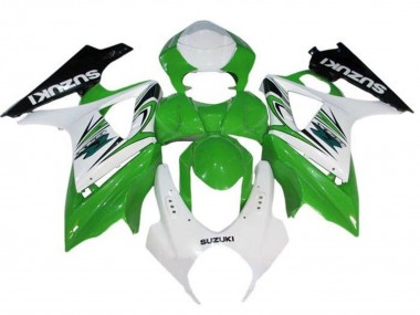 Carenagens Moto Suzuki GSXR 1000 2005-2006 - Branco Verde Preto