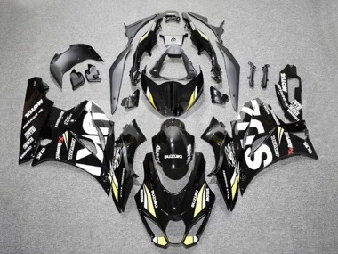 Carenagens Moto Suzuki GSXR1000 2017-2024 - Preto Branco Amarelo