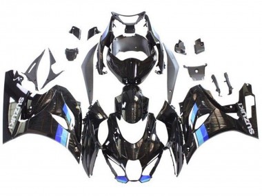 Carenagens Moto Suzuki GSXR1000 2017-2024 - Preto Azul Listra