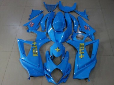 Carenagens Moto Suzuki GSXR 1000 2007-2008 - Azul Ouro Rizla