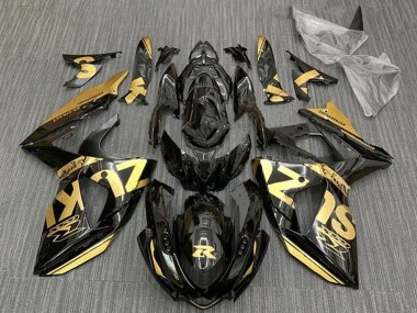 Carenagens Moto Suzuki GSXR 1000 2009-2016 - Ouro Preto Brilhante