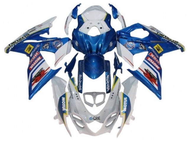 Carenagens Moto Suzuki GSXR 1000 2009-2016 - Branco Azul Vermelho Amarelo