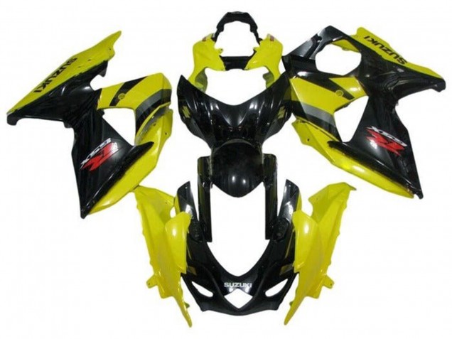 Carenagens Moto Suzuki GSXR 1000 2009-2016 - Amarelo Preto Vermelho Cinzento