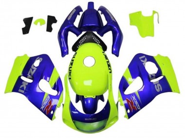 Carenagens Moto Suzuki GSXR 600 / GSXR 750 1996-2000 - Azul Amarelo