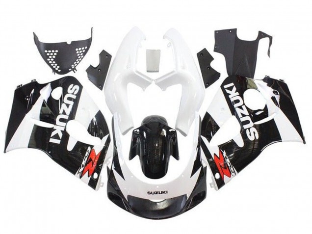 Carenagens Moto Suzuki GSXR 600 / GSXR 750 1996-2000 - Branco Preto Vermelho