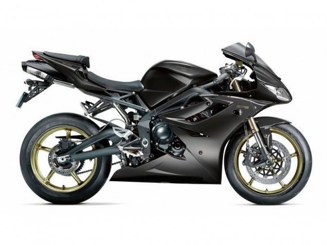 Carenagens Moto Triumph Daytona 675 Triple 2009-2012 - Preto Fosco