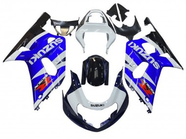 Carenagens Moto Suzuki GSXR 600 / GSXR 750 2001-2003 - Branco Azul Preto Brilhante Vermelho