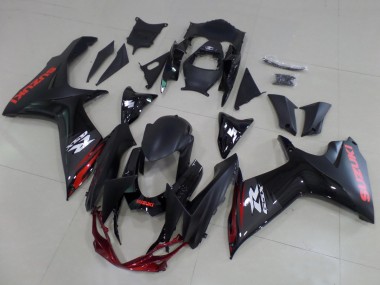 Carenagens Moto Suzuki GSXR 600 / GSXR 750 2011-2024 - Preto Fosco Preto Brilhante Vermelho Branco