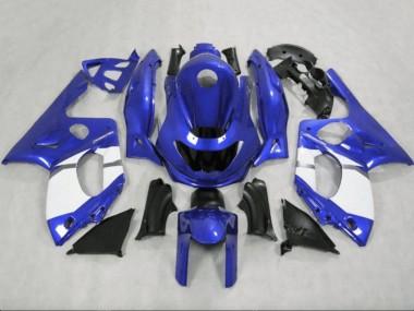 Carenagens Moto Yamaha YZF600R Thundercat 1996-2007 - Azul Branco Cinzento Preto