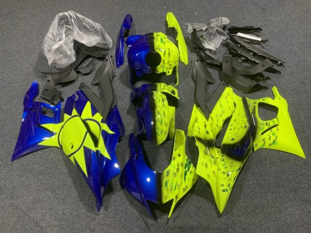 Carenagens Moto Yamaha YZF R3/R25 2022-2024 - Amarelo Azul