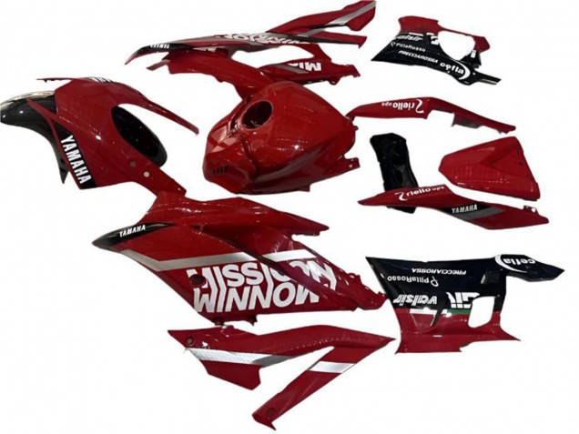 Carenagens Moto Yamaha YZF R3/R25 2022-2024 - Vermelho Preto Valsir