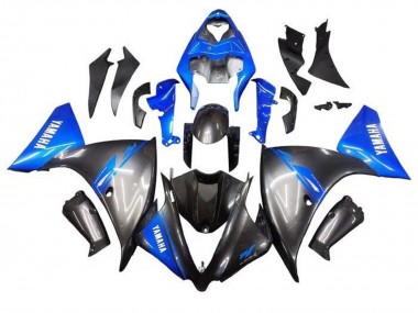 Carenagens Moto Yamaha YZF 1000 R1 2009-2011 - Azul Cinzento Preto
