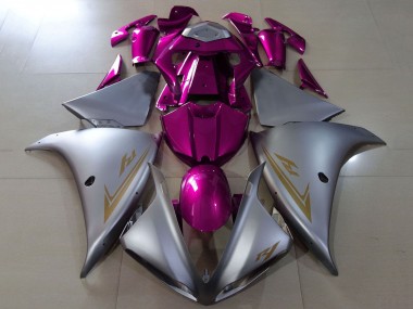 Carenagens Moto Yamaha YZF 1000 R1 2009-2011 - Prata Roxo