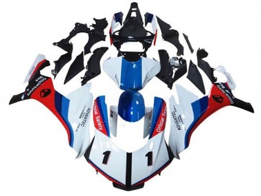 Carenagens Moto Yamaha YZF 1000 R1 2015-2019 - Branco Azul Vermelho Preto Official Safety