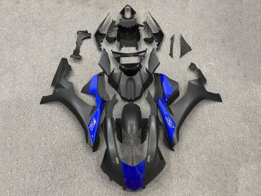 Carenagens Moto Yamaha YZF 1000 R1 2015-2019 - Preto Fosco Azul
