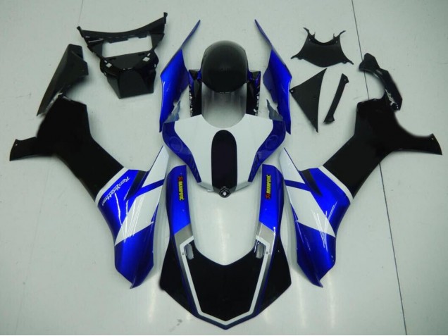 Carenagens Moto Yamaha YZF 1000 R1 2015-2019 - Azul Branco Preto