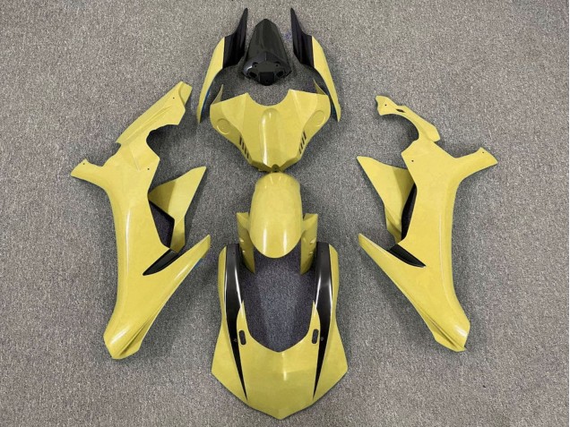 Carenagens Moto Yamaha YZF 1000 R1 2015-2019 - Amarelo Preto Brilhante