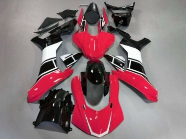 Carenagem Moto Yamaha YZF 1000 R1 2015-2019 - Vermelho Branco Preto Brilhante