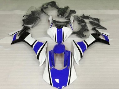 Carenagem Moto Yamaha YZF 1000 R1 2015-2019 - Branco Azul Preto