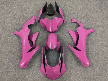 Carenagens Moto Yamaha YZF 1000 R1 2020-2025 - Rosa Preto Brilhante
