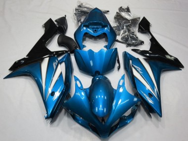 Carenagens Moto Yamaha YZF 1000 R1 2007-2008 - Azul Branco Preto