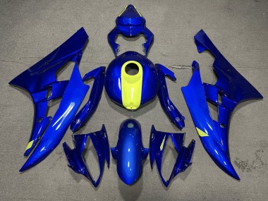 Carenagens Moto Yamaha YZF R6 2006-2007 - Azul Amarelo