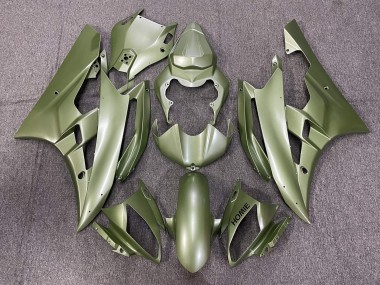Carenagens Moto Yamaha YZF R6 2006-2007 - Verde Oliva