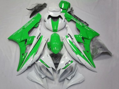 Carenagens Moto Yamaha YZF R6 2006-2007 - Branco Verde