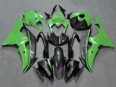 Carenagens Moto Yamaha YZF R6 2008-2016 - Verde Fibra de Carbono Estilo