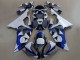 Carenagens Moto Yamaha YZF R6 2008-2016 - Branco Azul Cinzento Camouflage